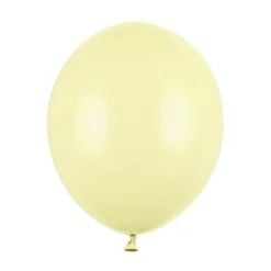 Luftballon Ø 30cm Pastell Hellgelb 50 Stk.