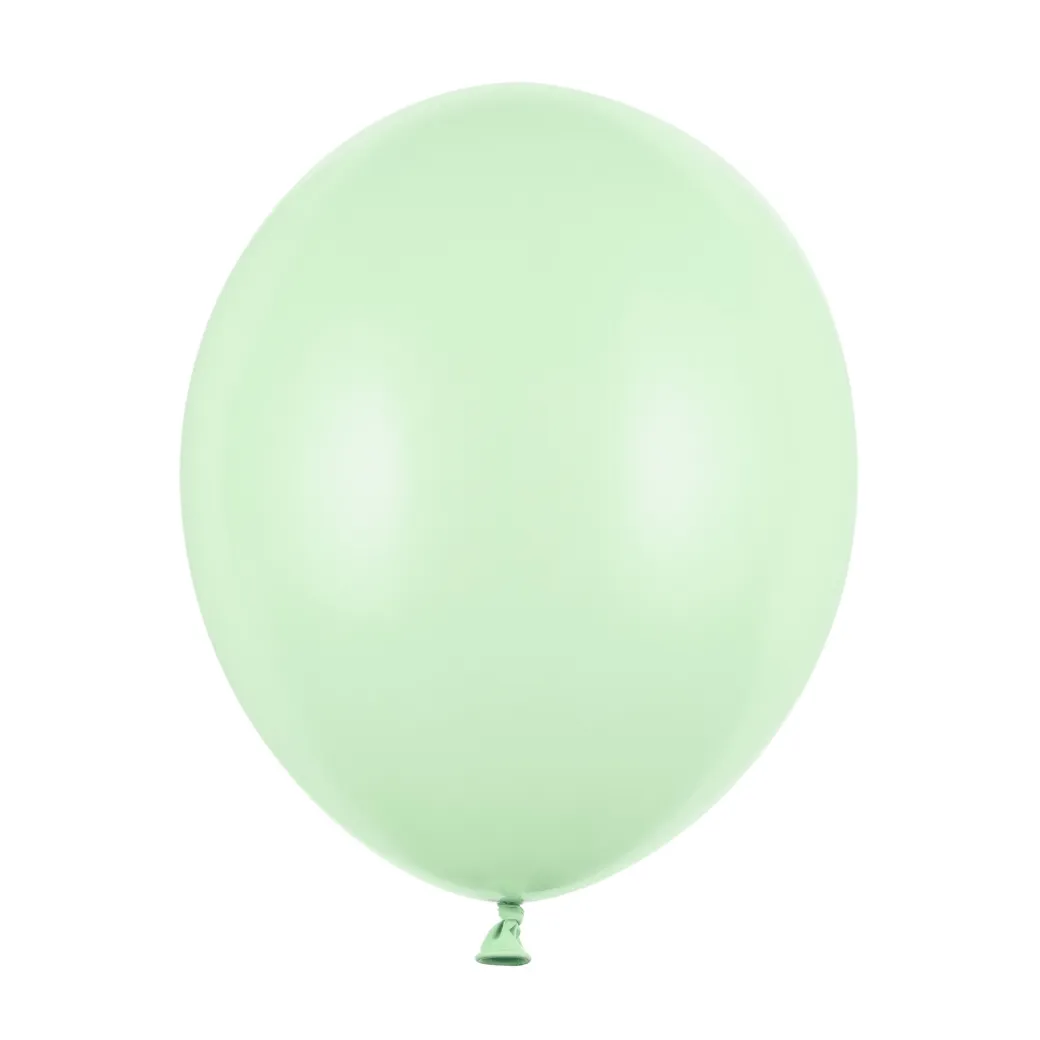 Luftballon Ø 30cm Pastell Pistaziengrün 50 Stk.