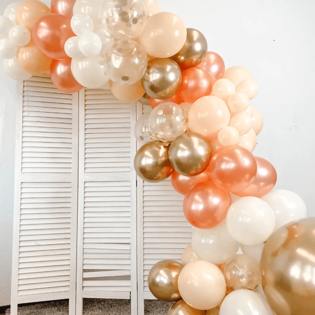 Luftballon Ø 30cm Pearl Roségold 50 Stk.