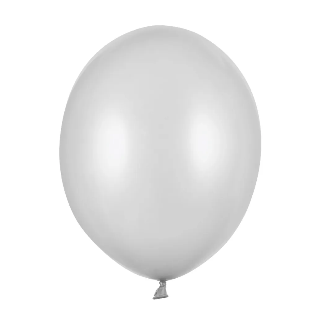 Luftballon Ø 30cm Pearl Silber 50 Stk.