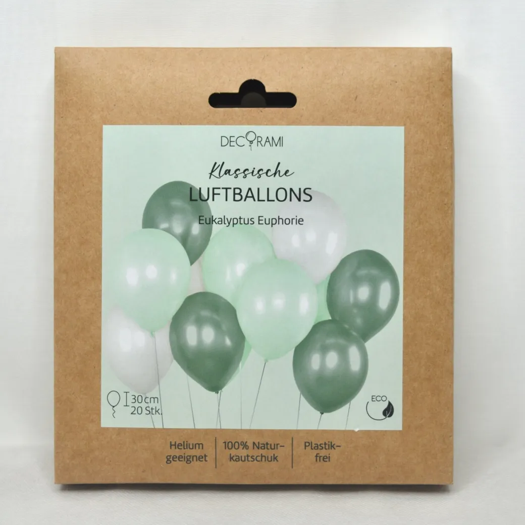 Luftballon-Set Eukalyptus Euphorie 20 Stk.