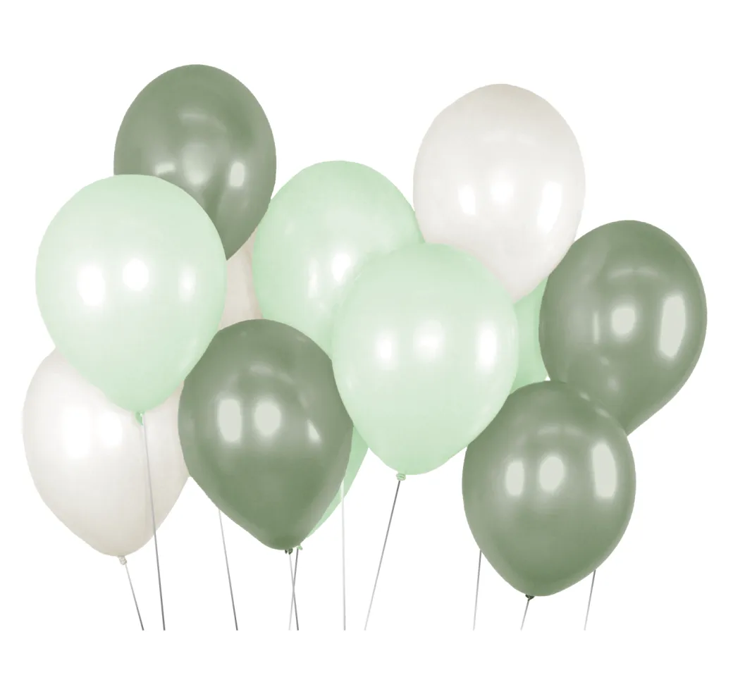 Luftballon-Set Eukalyptus Euphorie 20 Stk.