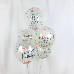 Luftballon-Set Konfetti Mix Bunt