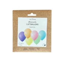 Luftballon-Set Pastell-Mix 20 Stk. Ø 30cm