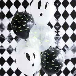 Luftballons Halloween Glow in the Dark 3Stk.
