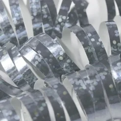 Luftschlangen Holographisch Silber
