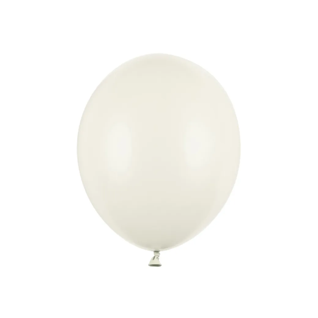 Mini Ballons Ø 12cm Pastell Creme 10 Stk.