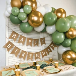 Mini Ballons Ø 12cm Pastell Eukalyptus 10 Stk.