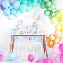 Mini Ballons Ø 12cm Pastell Pink 100 Stk.