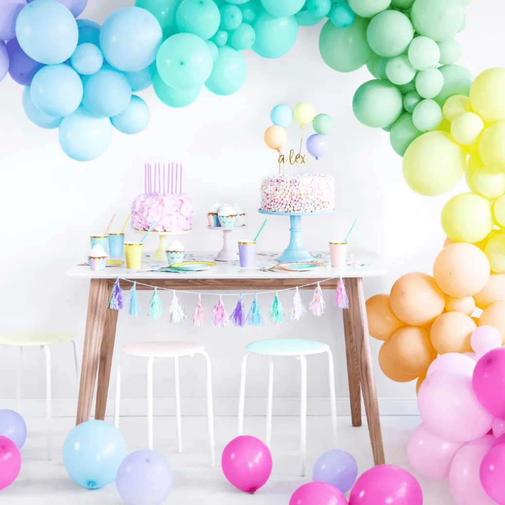 Mini Ballons Ø 12cm Pastell Pink 100 Stk.