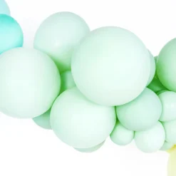 Mini Ballons Ø 12cm Pastell Pistaziengrün 100 Stk.