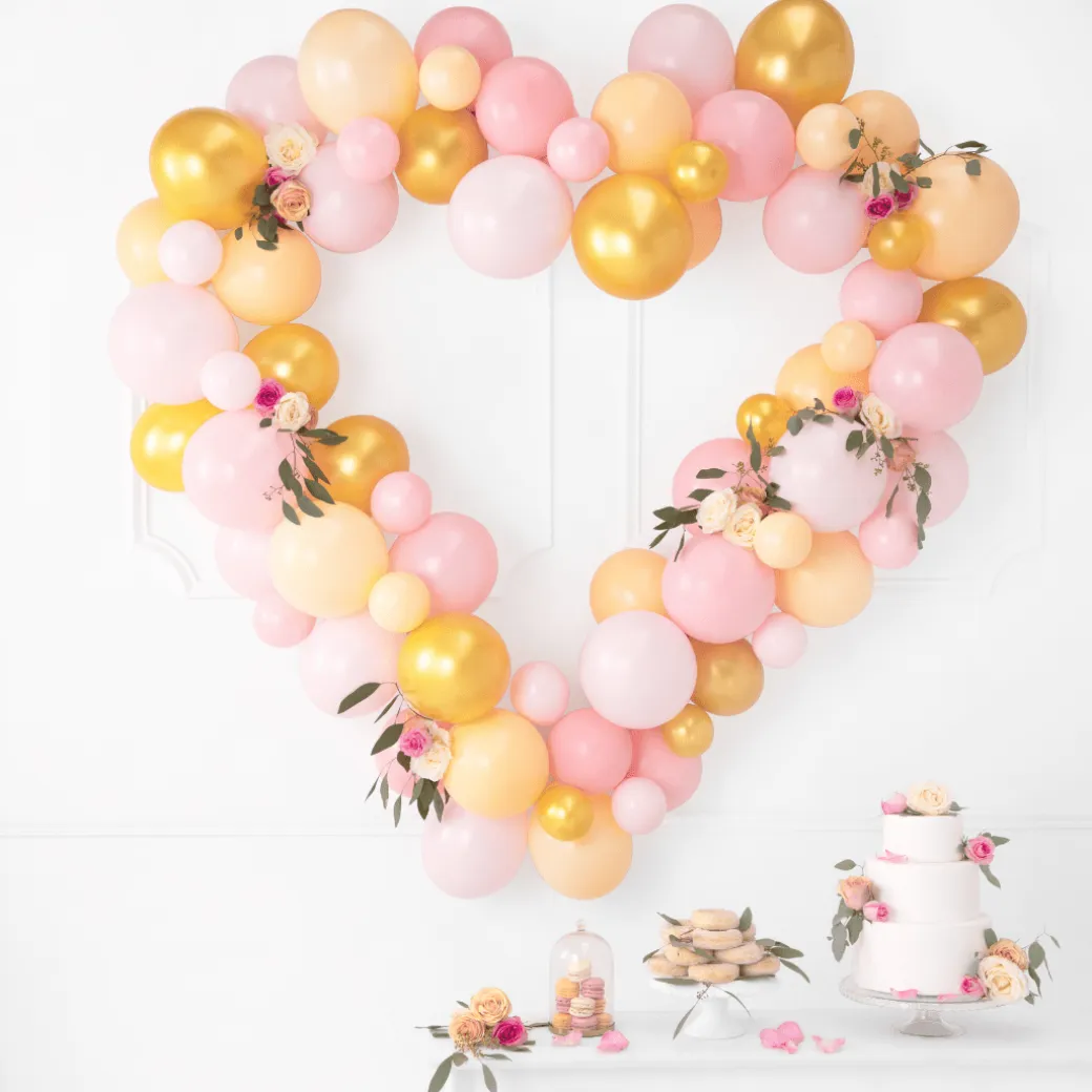 Mini Ballons Ø 12cm Pastell Rosa 100 Stk.