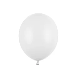 Mini Ballons Ø 12cm Pastell Weiß 100 Stk.