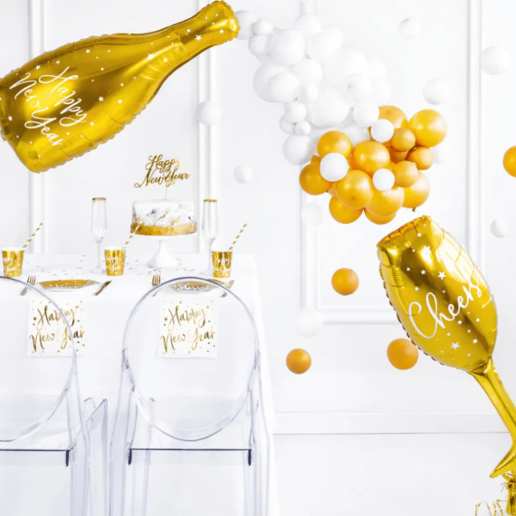 Mini Ballons Ø 12cm Pearl Gold 100 Stk.