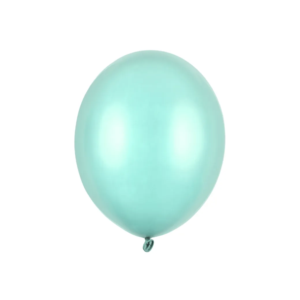 Mini Ballons Ø 12cm Pearl Mint 10 Stk.