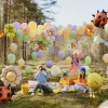Mini Folienballon Blümchen 4 Stk.