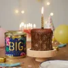 Mini Geburtstags-Kuchen "A BIG Birthday Hug" mit Kerze