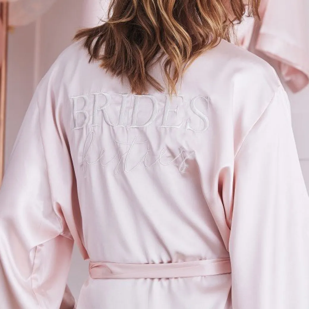 Morgenmantel "Brides Besties" Rosa