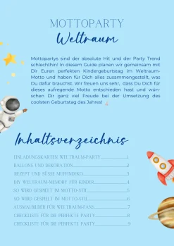 Mottoparty-Guide: Weltraum [PDF]