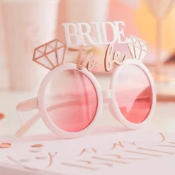 Motto Sonnenbrille "Bride To Be" Rosa