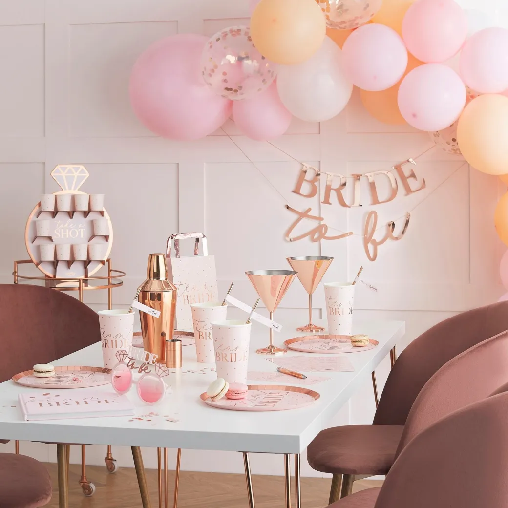 Motto Sonnenbrille "Bride To Be" Rosa