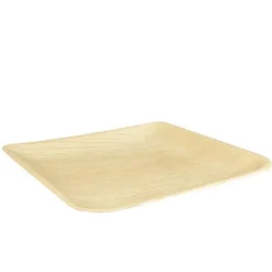 Palmblatt Teller Quadratisch 25,5cm 6 Stk.