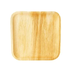 Palmblatt Teller Quadratisch 25,5cm 6 Stk.