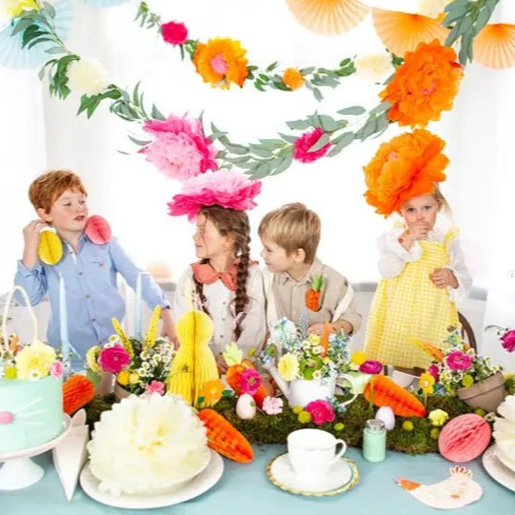Papierdeko Blumen 3 Stk.