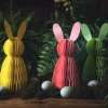 Papierdeko-Waben Hase Rosa