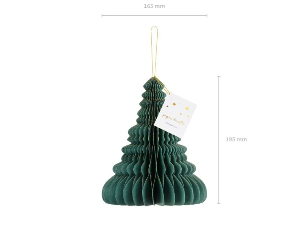Papierwaben-Ornament Weihnachtsbaum 20cm