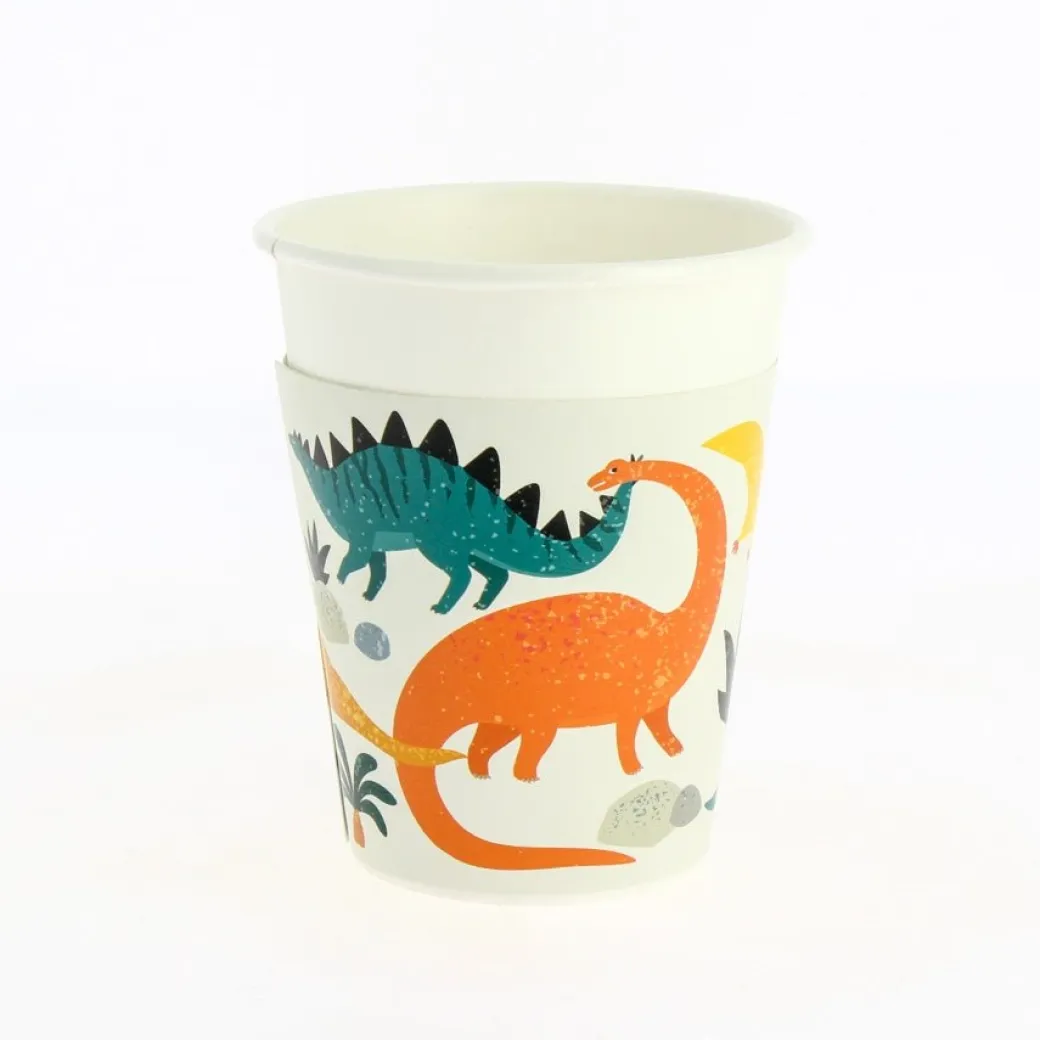 Pappbecher Dinosaurier 6 Stk.