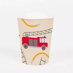 Pappbecher Feuerwehr 8 Stk.