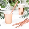 Pappbecher Roségold 6 Stk.