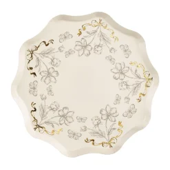 Pappteller Blumen 6 Stk.