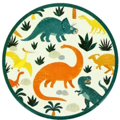 Pappteller Dinosaurier 6 Stk.
