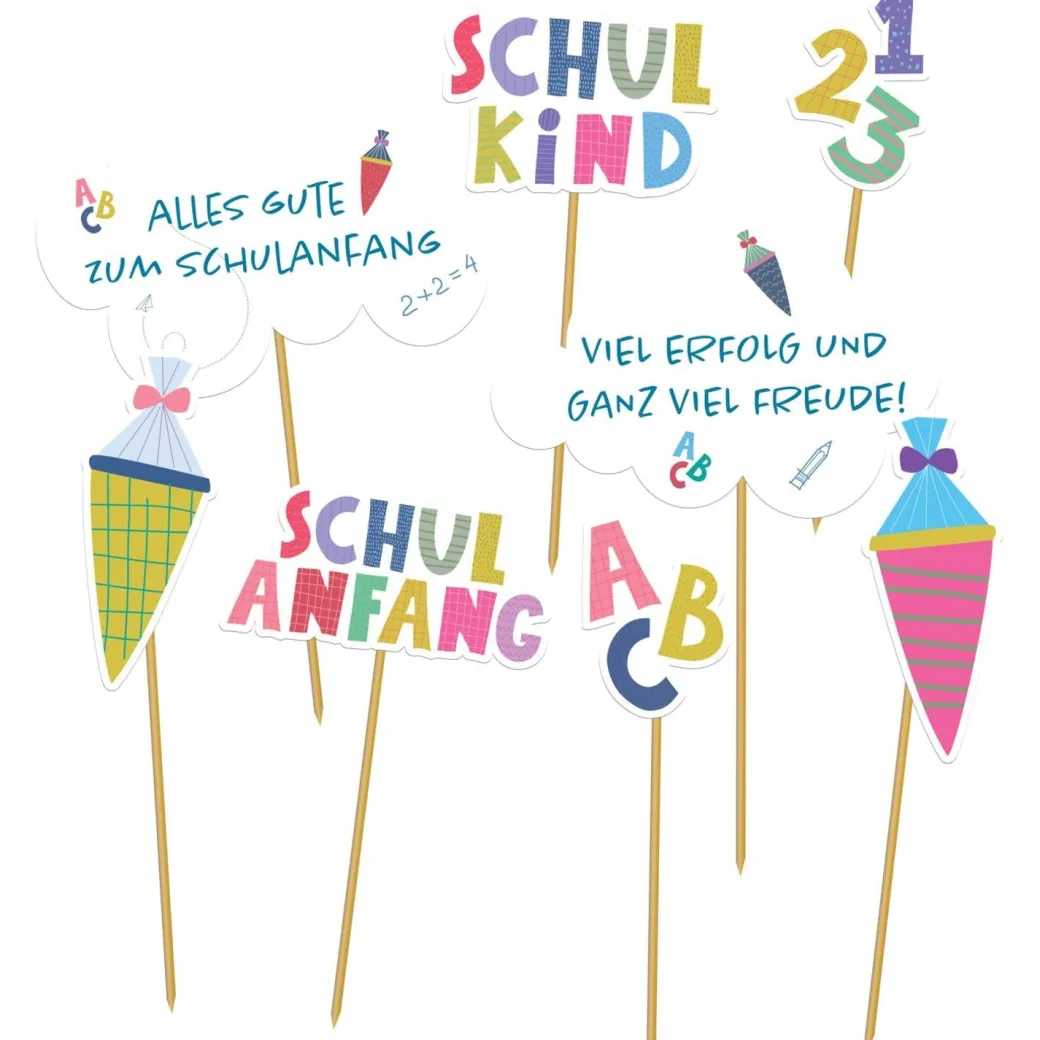 Partypicker Einschulung 8Stk.