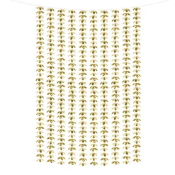 Partyvorhang Blüten Gold