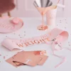 Personalisierbare Schärpe "Future Mrs" Roségold