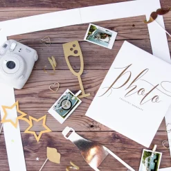 Photo Booth Props Gold