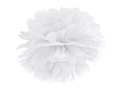 Pom Pom Ø 35cm Weiß