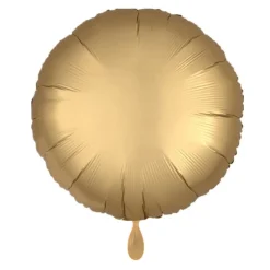 Rund-Folienballon Gold Satin