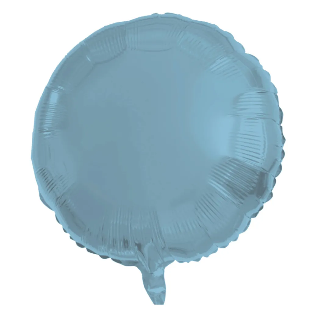 Rund-Folienballon Hellblau