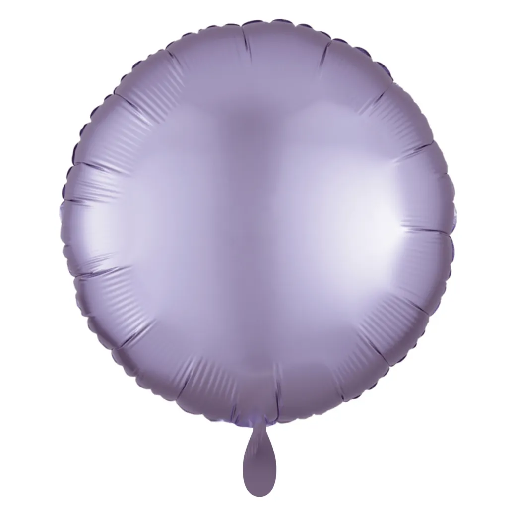 Rund-Folienballon Lila Satin