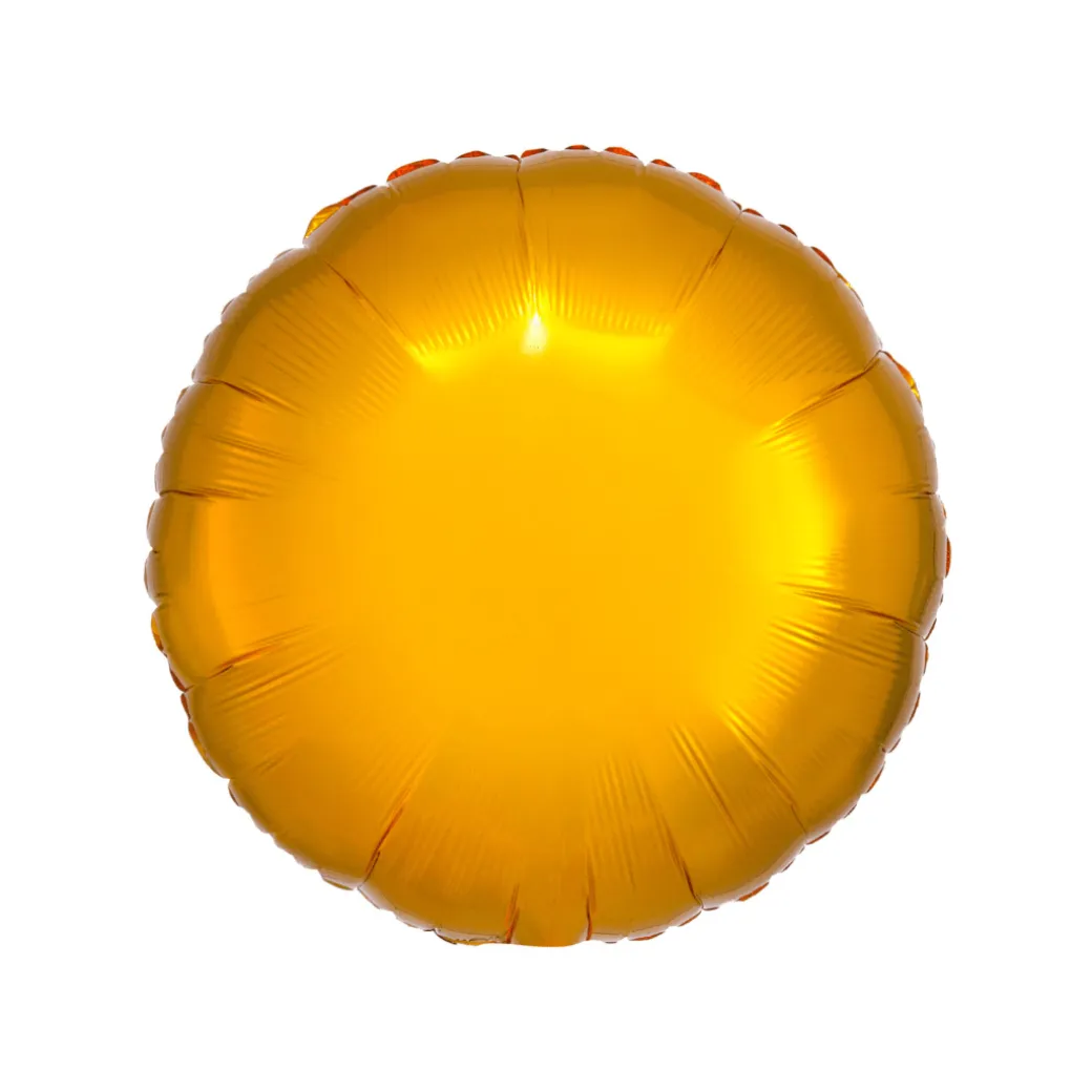 Rund-Folienballon Metallic Gold