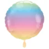 Rund-Folienballon Pastell Ombre