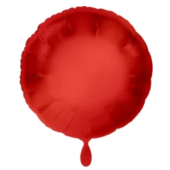 Rund-Folienballon Rot