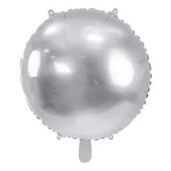 Rund-Folienballon Silber