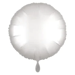 Rund-Folienballon Weiß