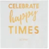 Servietten "Celebrate Happy Times" 20 Stk.