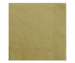 Servietten Einfarbig Gold Metallic 20 Stk.